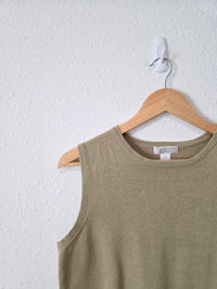 Vintage Cotton Ramie Tank (L)