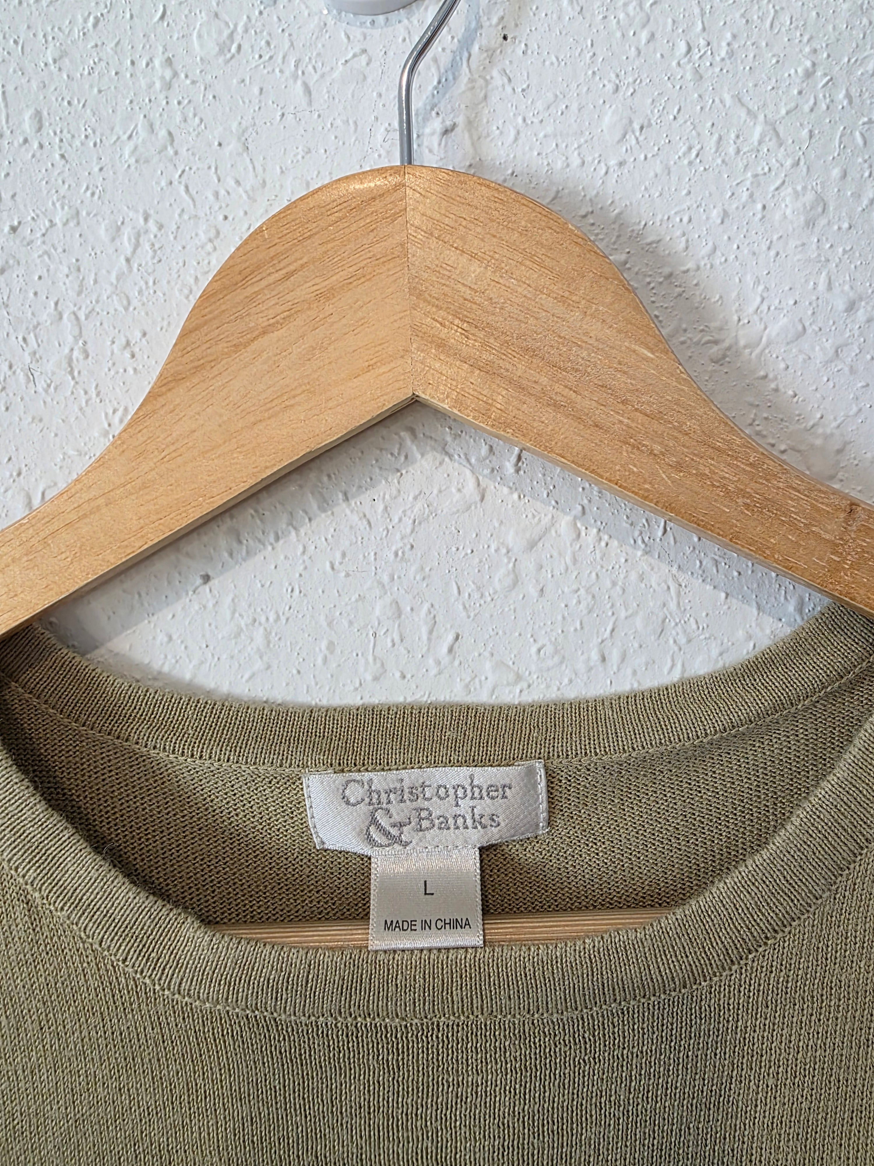 Vintage Cotton Ramie Tank (L)