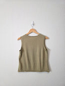Vintage Cotton Ramie Tank (L)