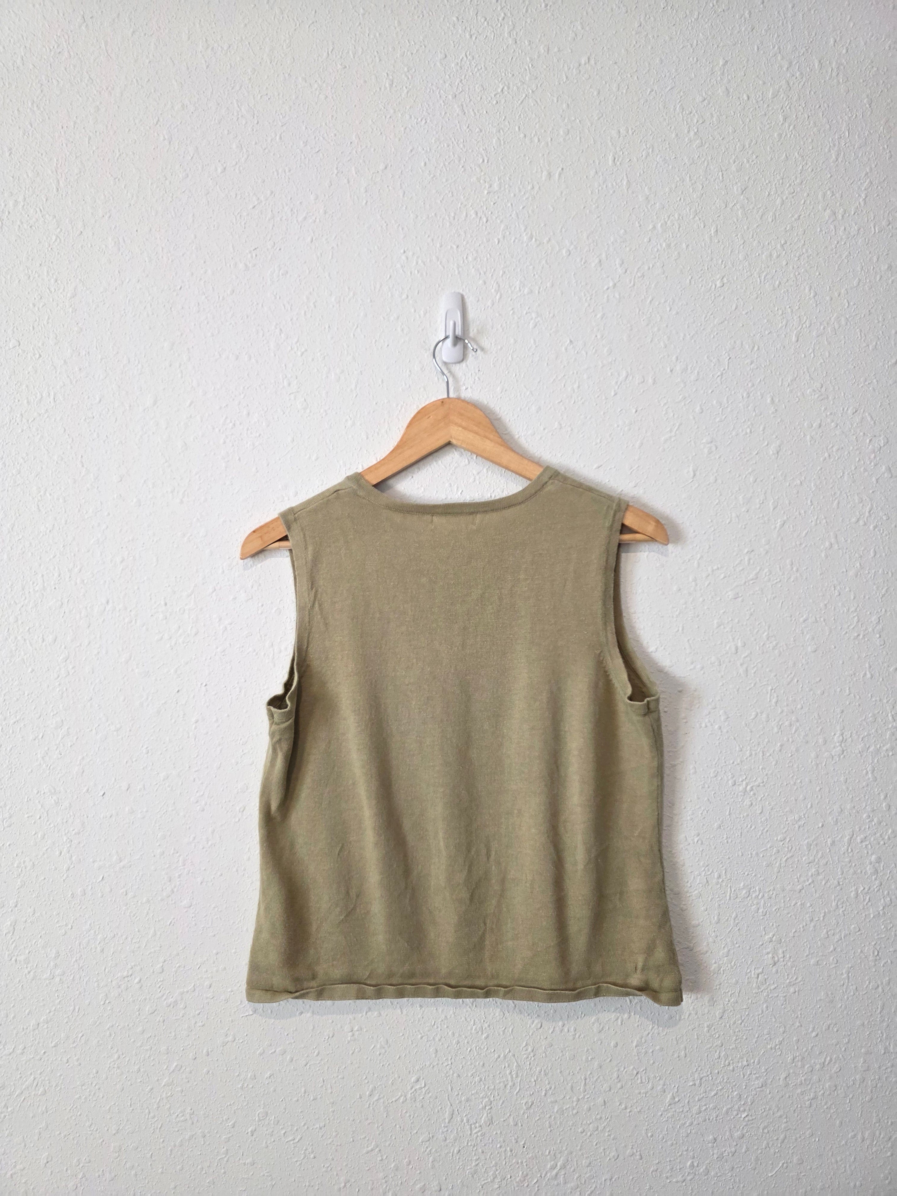Vintage Cotton Ramie Tank (L)