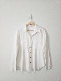 Miou Muse Cotton Gauze Button Up (M)