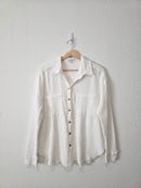 Miou Muse Cotton Gauze Button Up (M)