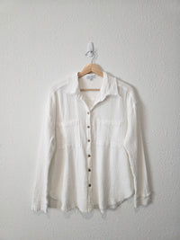 Miou Muse Cotton Gauze Button Up (M)