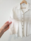 Miou Muse Cotton Gauze Button Up (M)