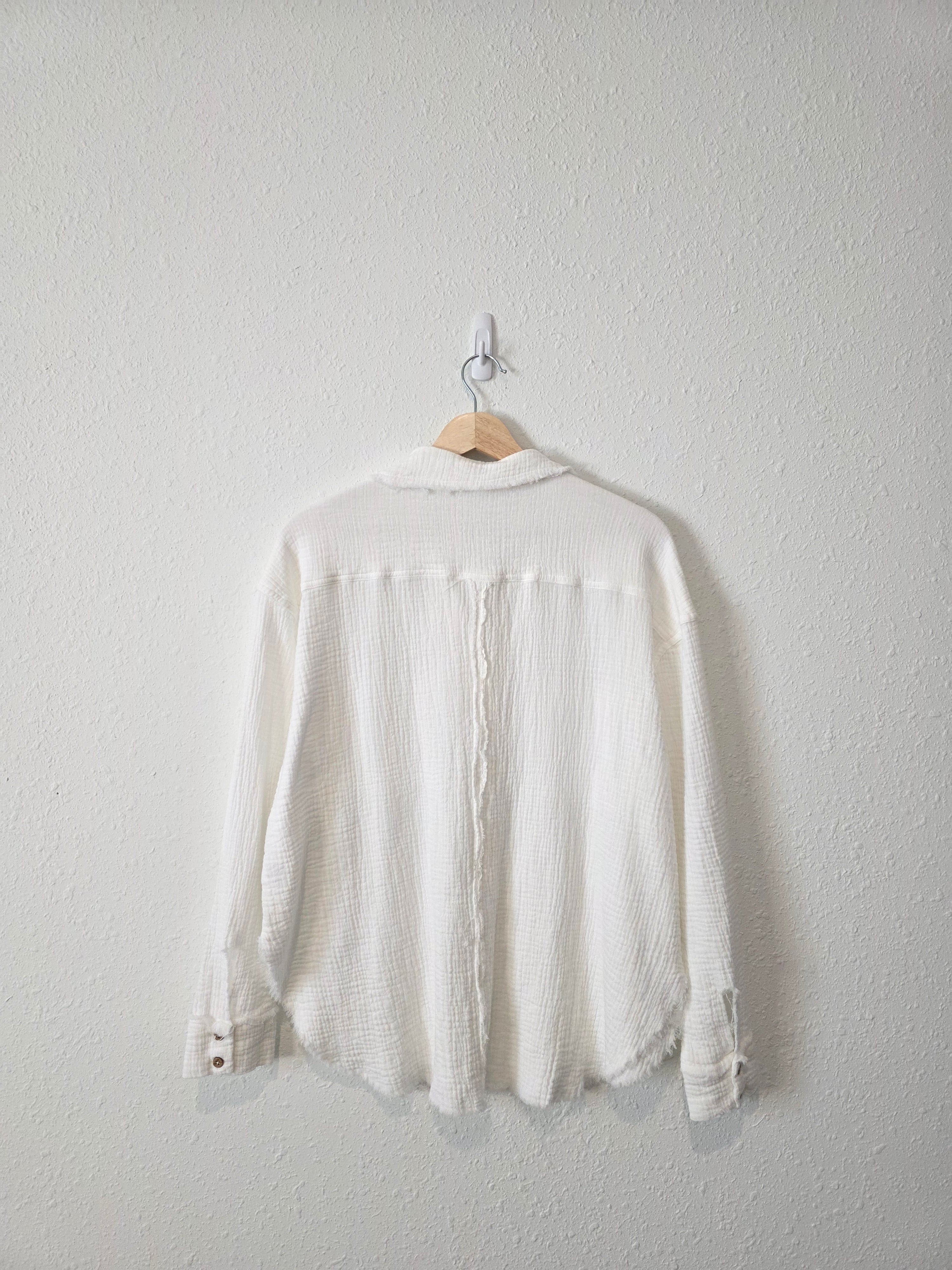 Miou Muse Cotton Gauze Button Up (M)