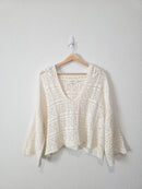 L Space Crochet Cotton Sweater (M)