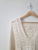 L Space Crochet Cotton Sweater (M)