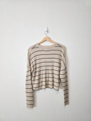 Madewell Striped Crewneck Sweater Tee (M)
