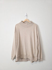 Aerie Oat Mockneck Sweatshirt (S)
