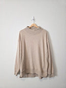Aerie Oat Mockneck Sweatshirt (S)