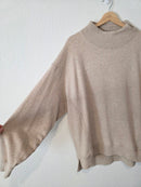 Aerie Oat Mockneck Sweatshirt (S)