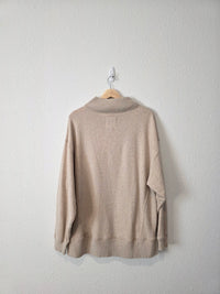 Aerie Oat Mockneck Sweatshirt (S)