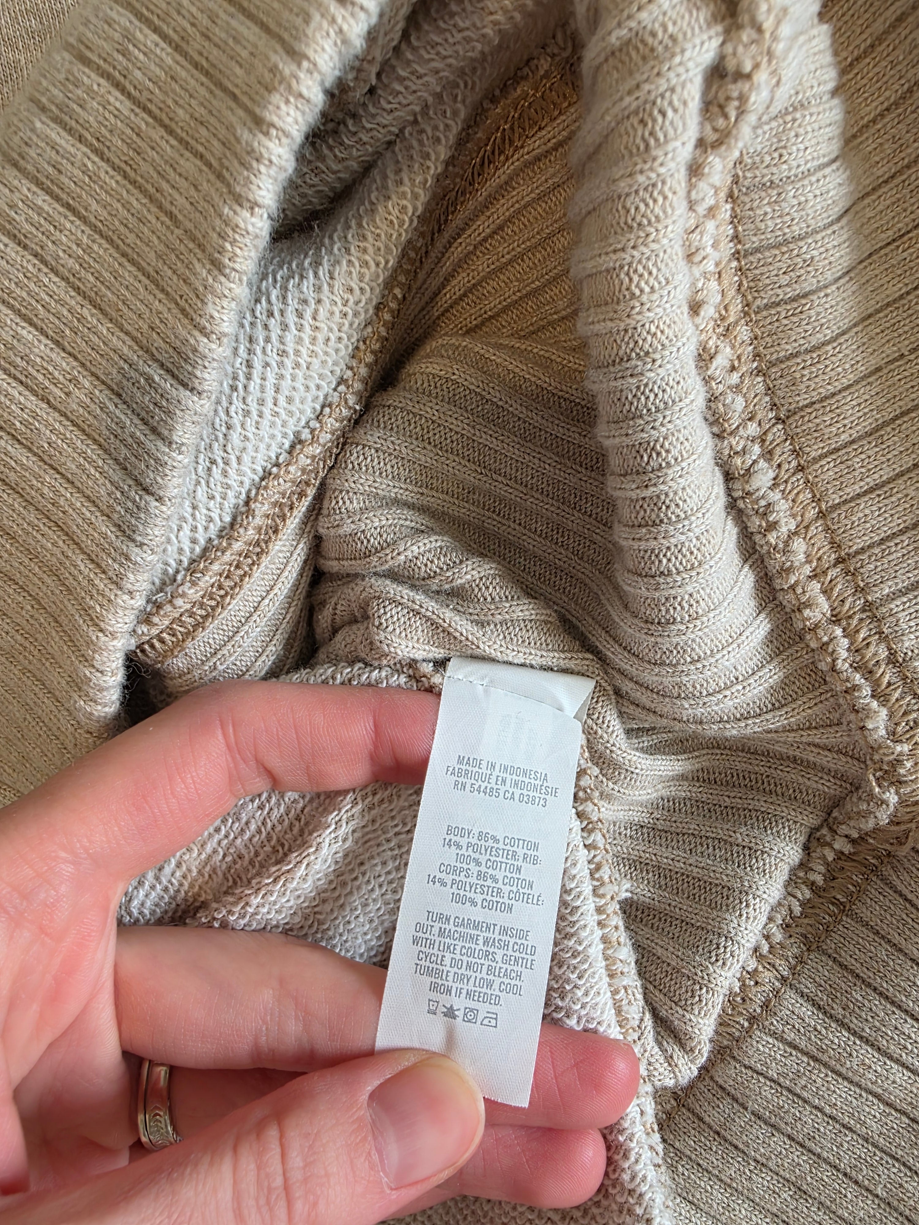 Aerie Oat Mockneck Sweatshirt (S)