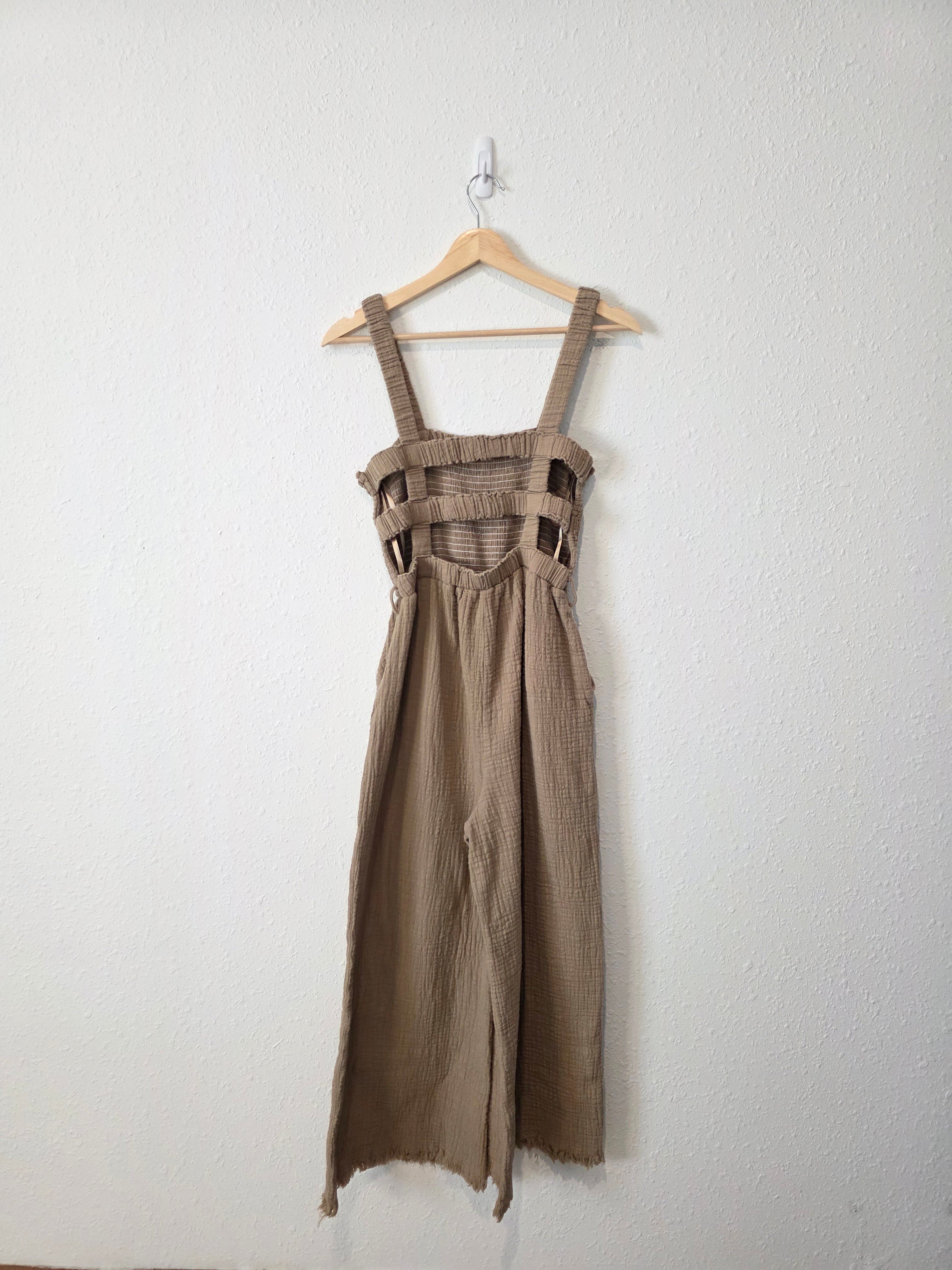 Loveriche Wide Leg Gauze Jumpsuit (S)