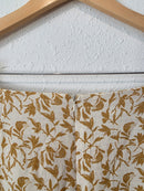 Ellison Yellow Floral Midi Skirt (L)