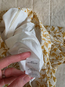 Ellison Yellow Floral Midi Skirt (L)