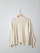 Easel Oversized Ribbed Sweater (S)