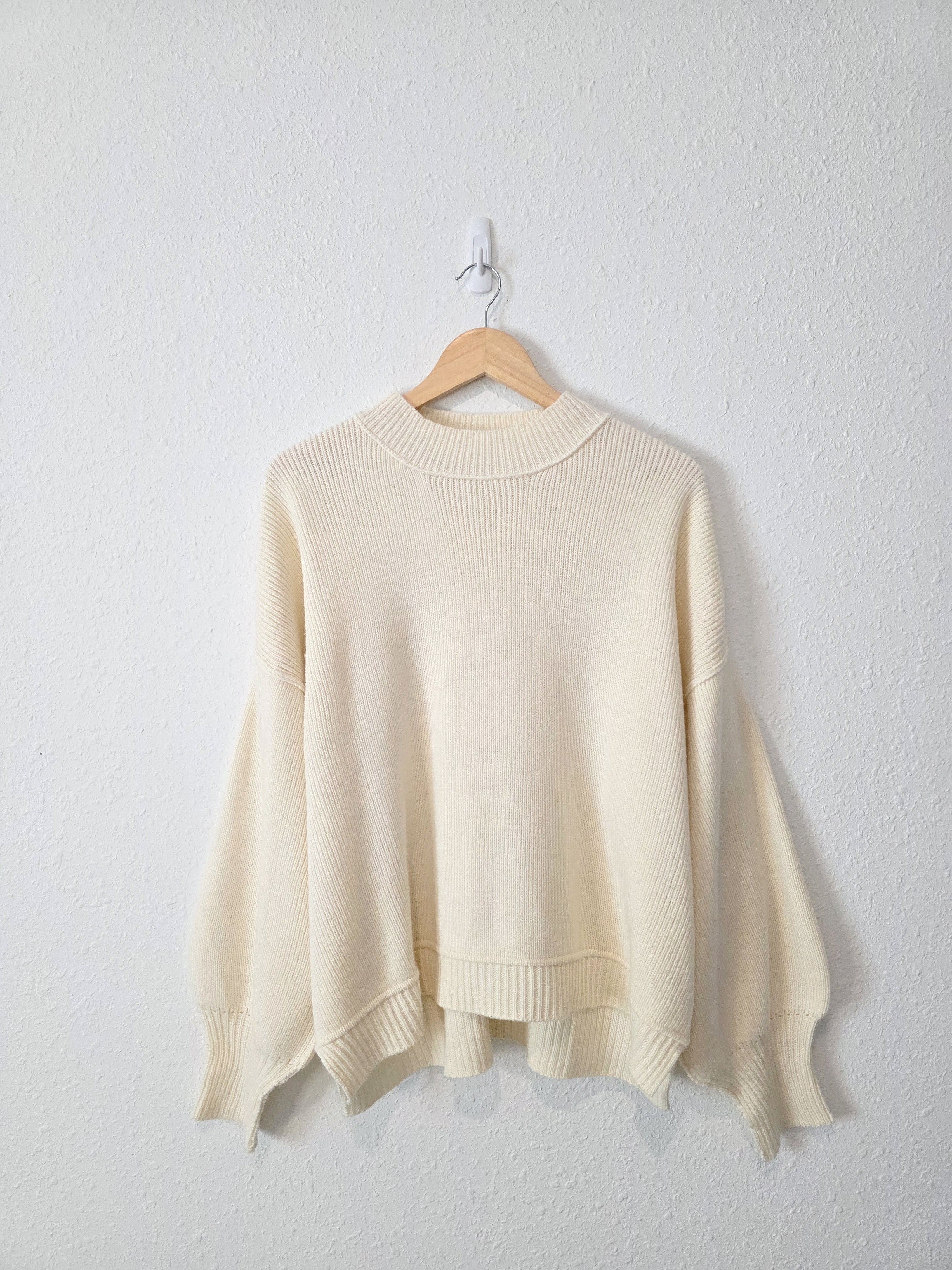 Easel Oversized Ribbed Sweater (S)