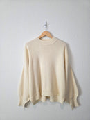 Easel Oversized Ribbed Sweater (S)