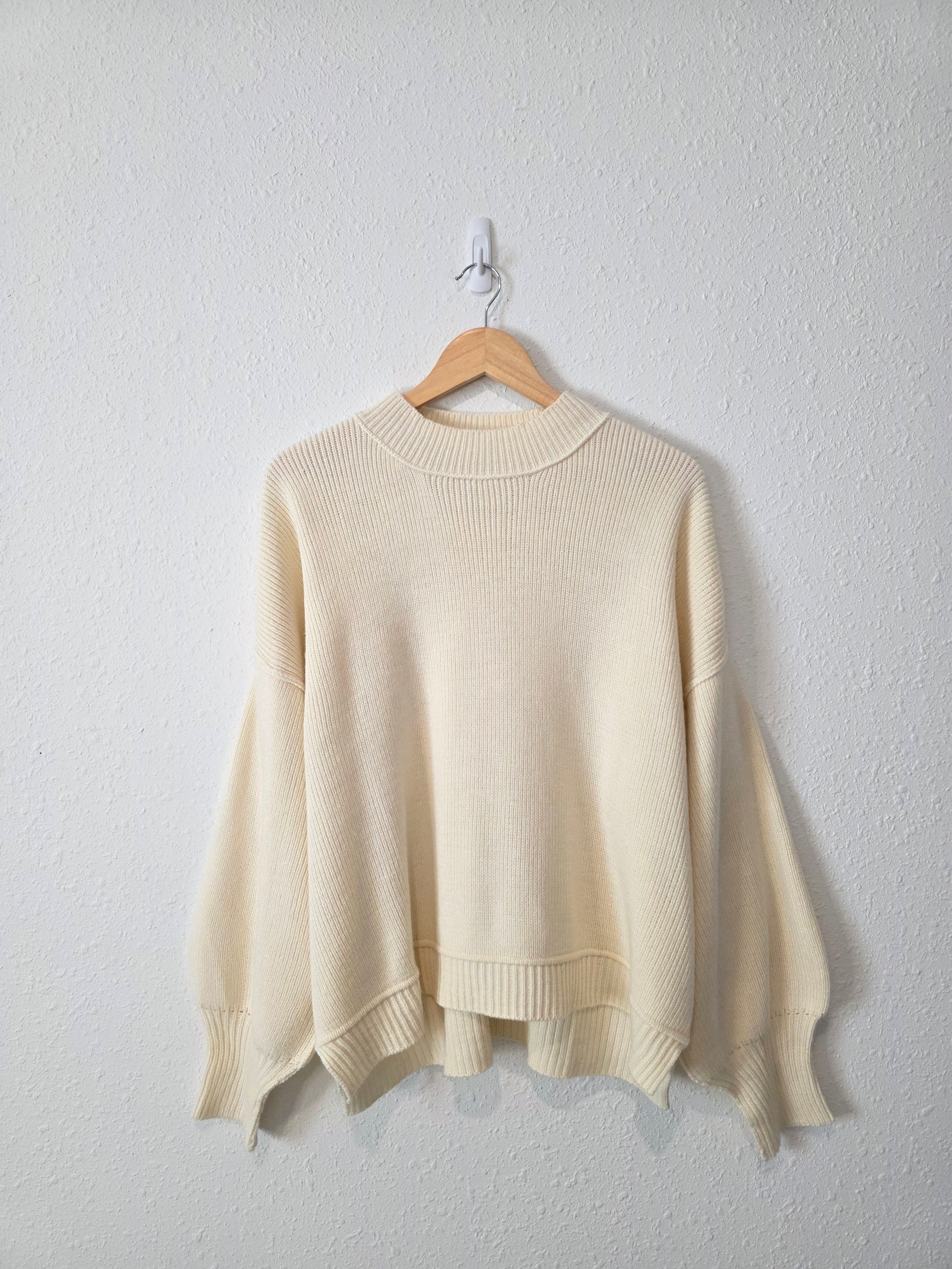 Easel Oversized Ribbed Sweater (S)