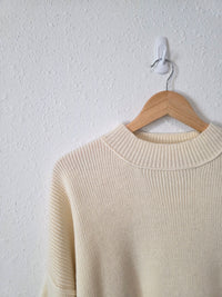 Easel Oversized Ribbed Sweater (S)