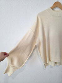 Easel Oversized Ribbed Sweater (S)
