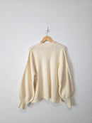 Easel Oversized Ribbed Sweater (S)