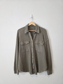 Aerie Oversized Waffle Shirt Jacket (S)