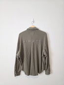 Aerie Oversized Waffle Shirt Jacket (S)