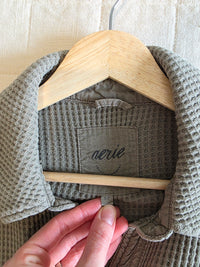 Aerie Oversized Waffle Shirt Jacket (S)