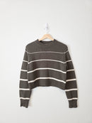 Z Supply Green Striped Sweater (S)