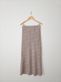 Altar'd State Brown Floral Skirt (L)