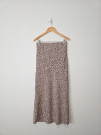 Altar'd State Brown Floral Skirt (L)