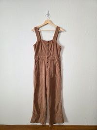 Aerie Corduroy Kick Flare Overalls (M)