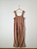 Aerie Corduroy Kick Flare Overalls (M)