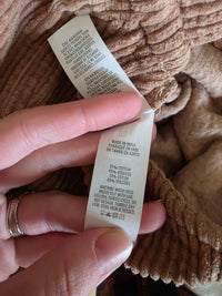 Aerie Corduroy Kick Flare Overalls (M)