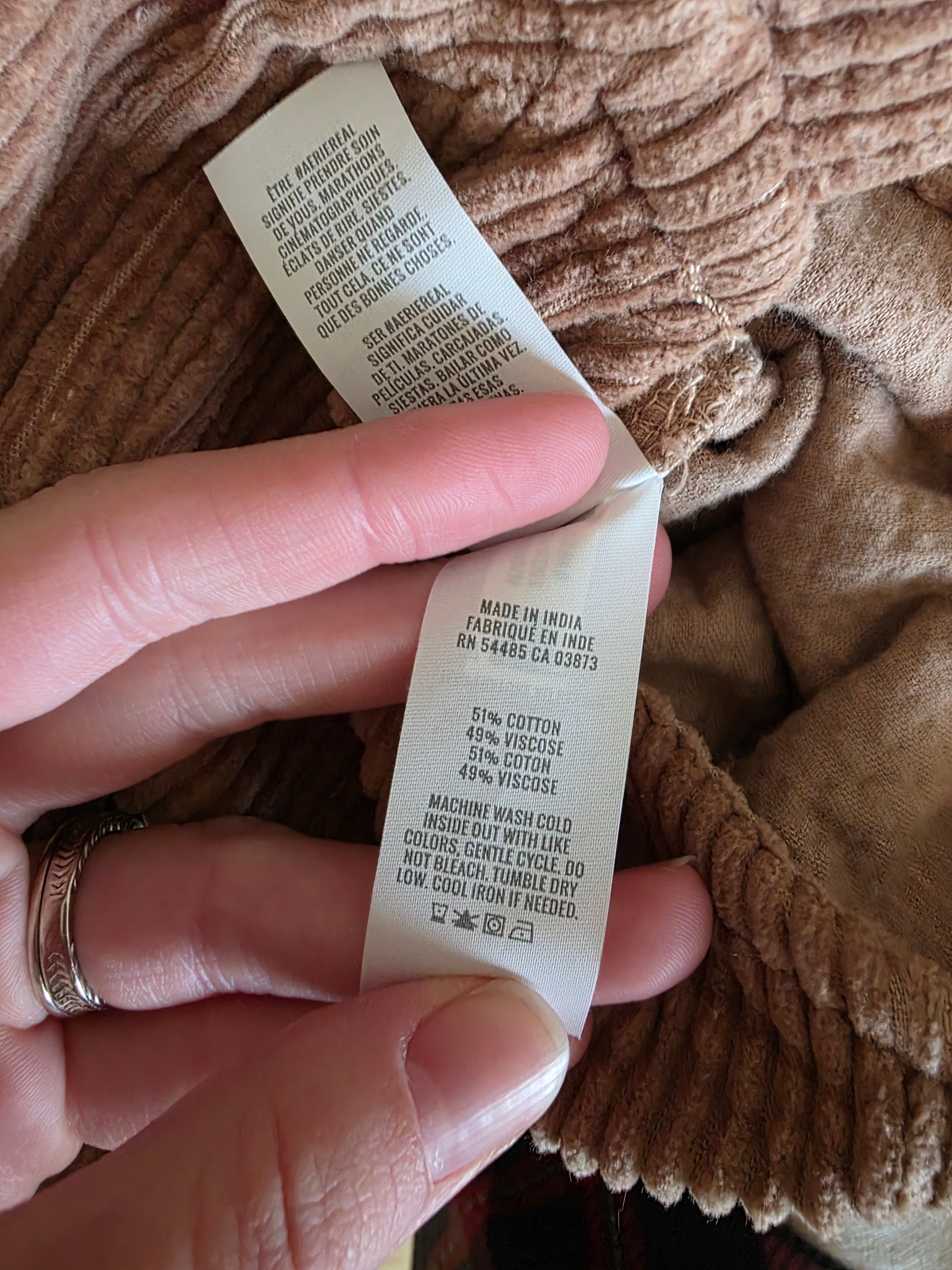 Aerie Corduroy Kick Flare Overalls (M)