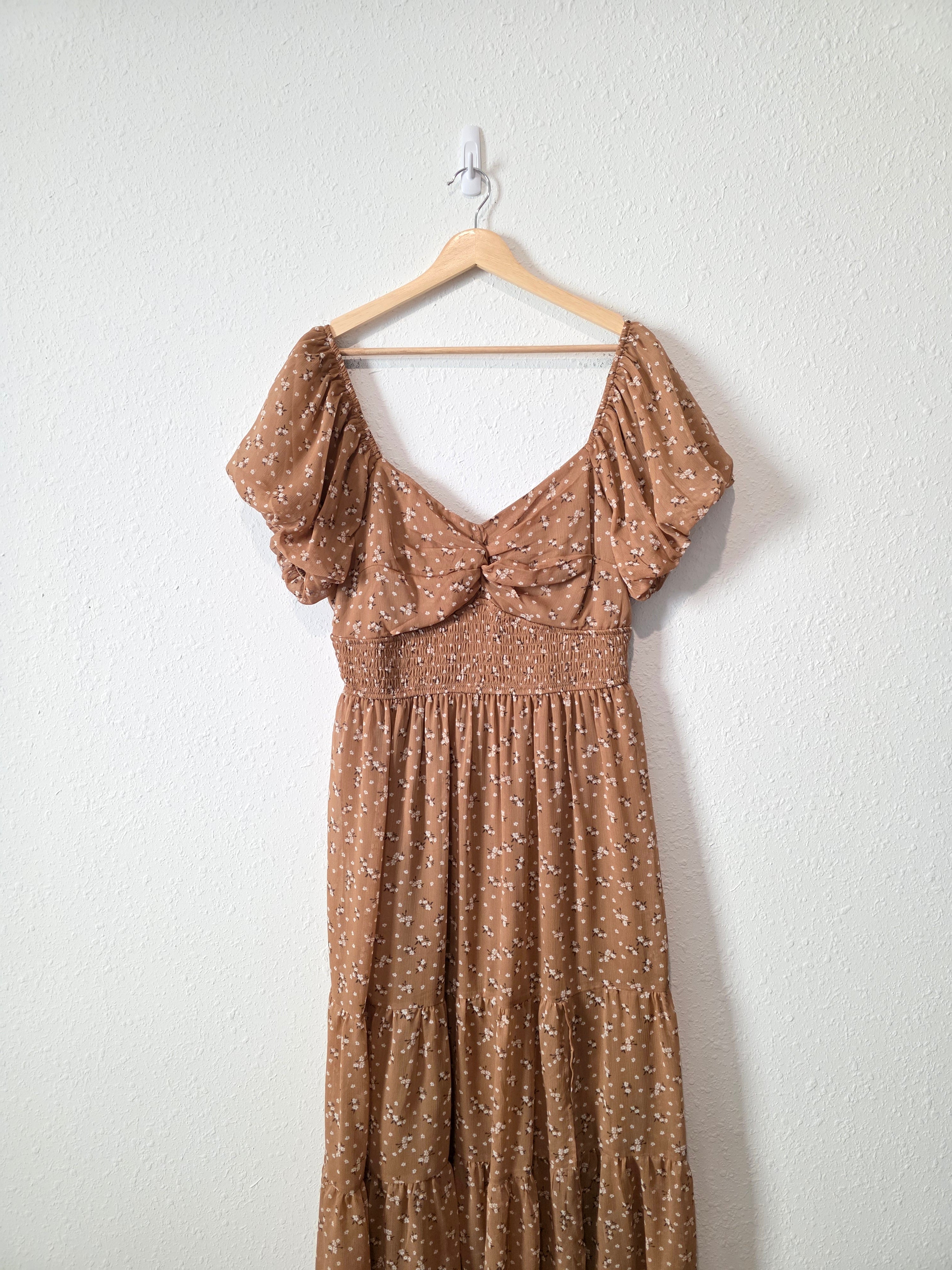 Ditsy Floral Midi Dress (XL)