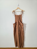 Free People Linen Cotton Overalls (M)