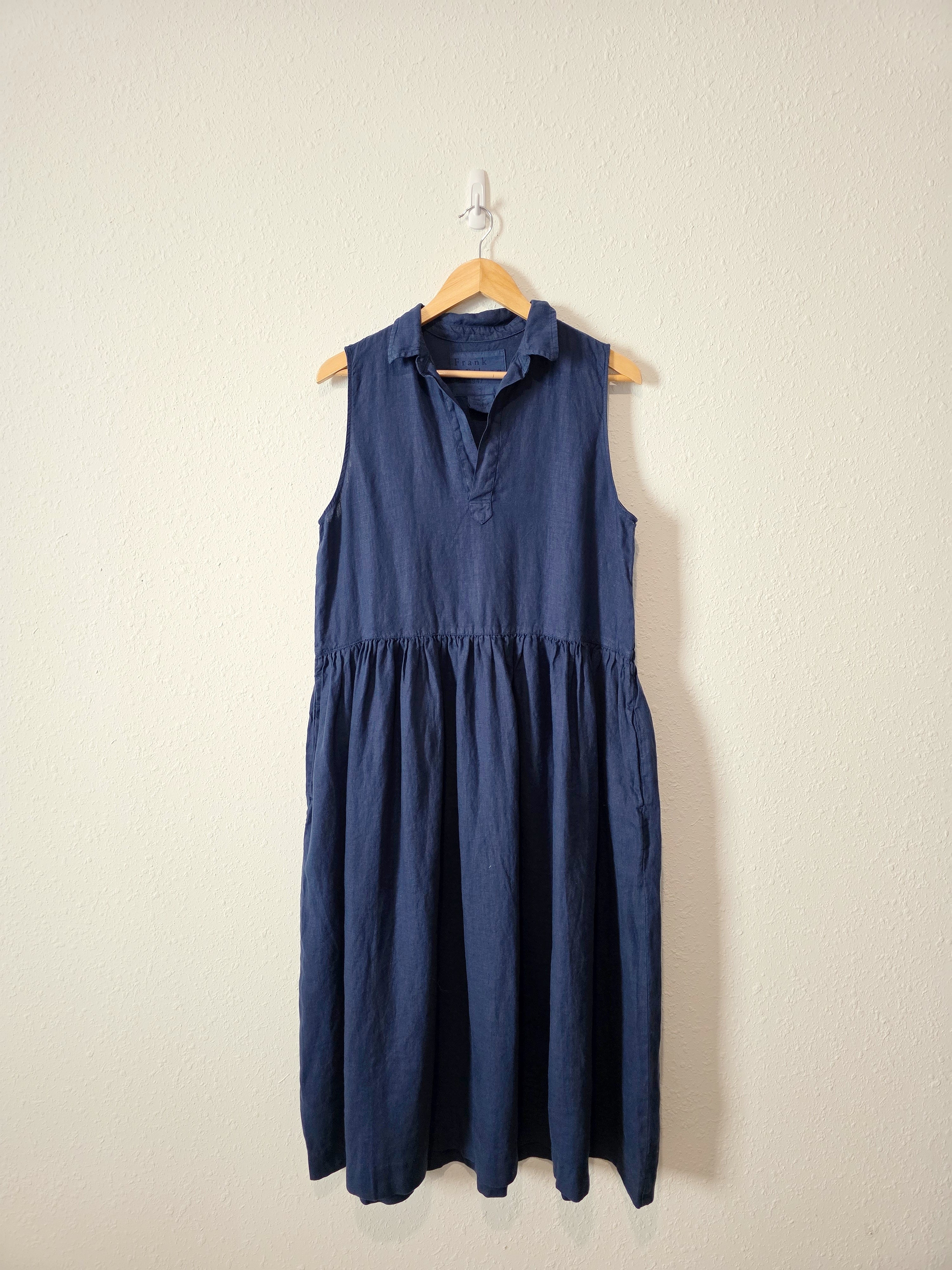 Frank & Eileen Daphne Linen Midi Dress (M)