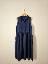 Frank & Eileen Daphne Linen Midi Dress (M)