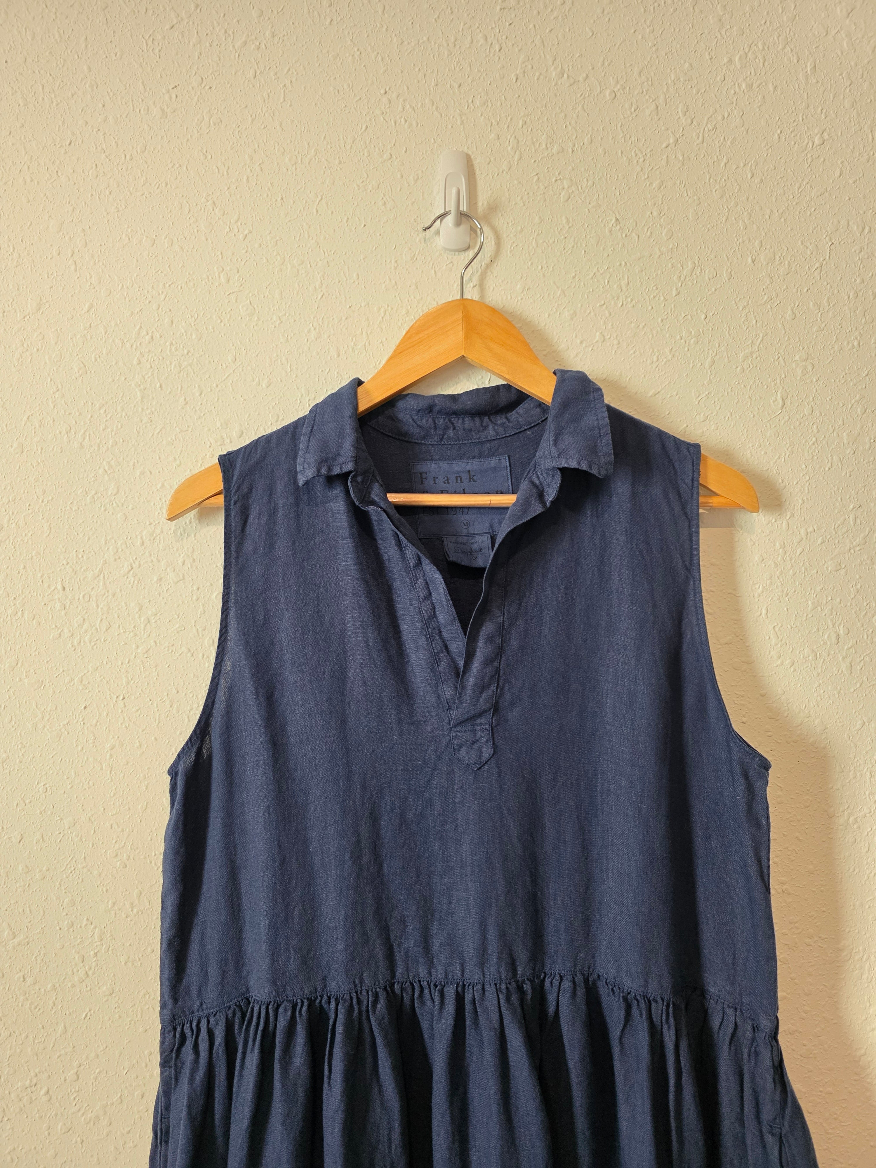 Frank & Eileen Daphne Linen Midi Dress (M)