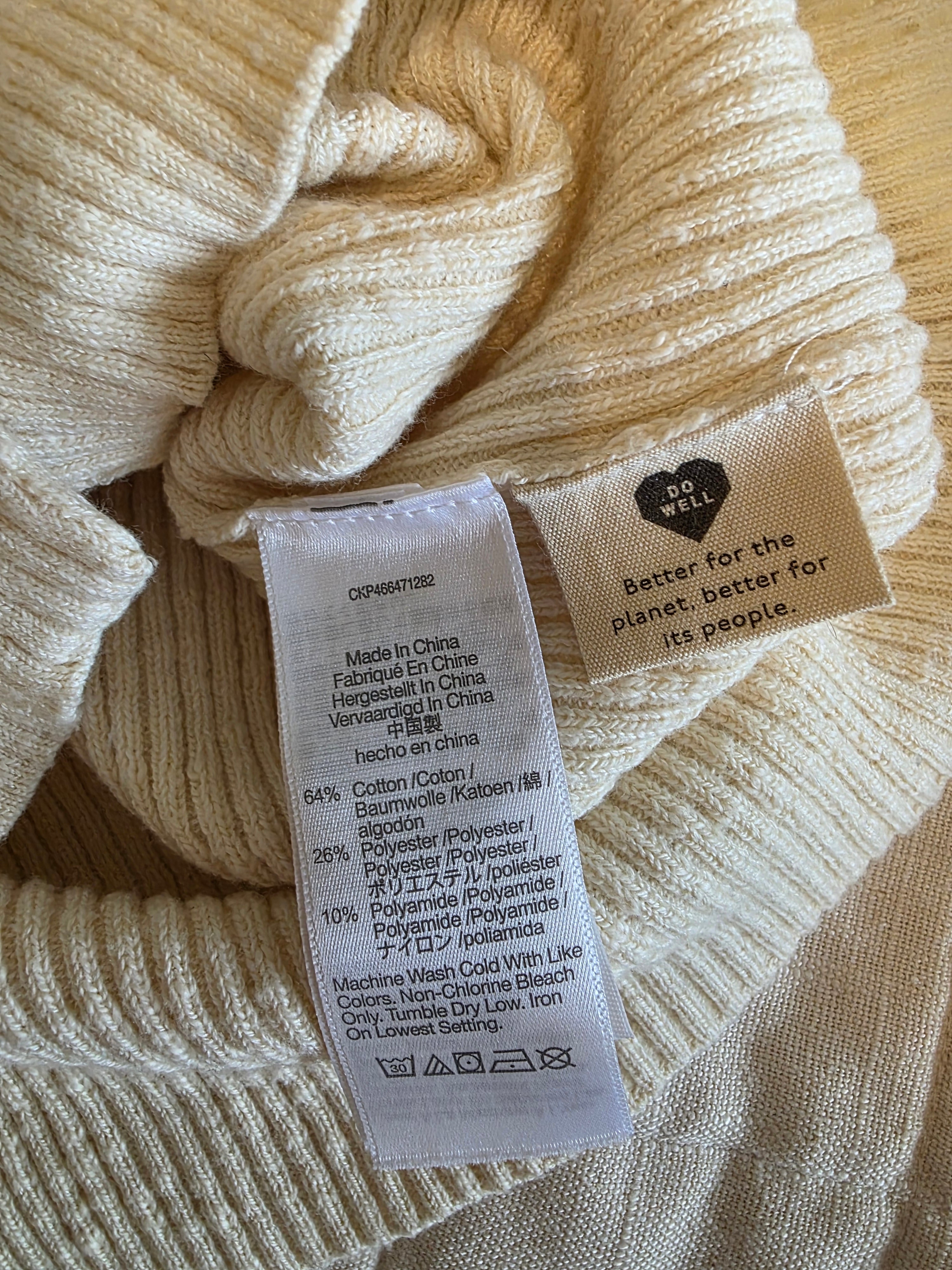 Madewell Cream Cardigan Sweater (S)