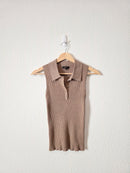 Quince Ribbed Sweater Tank (S)