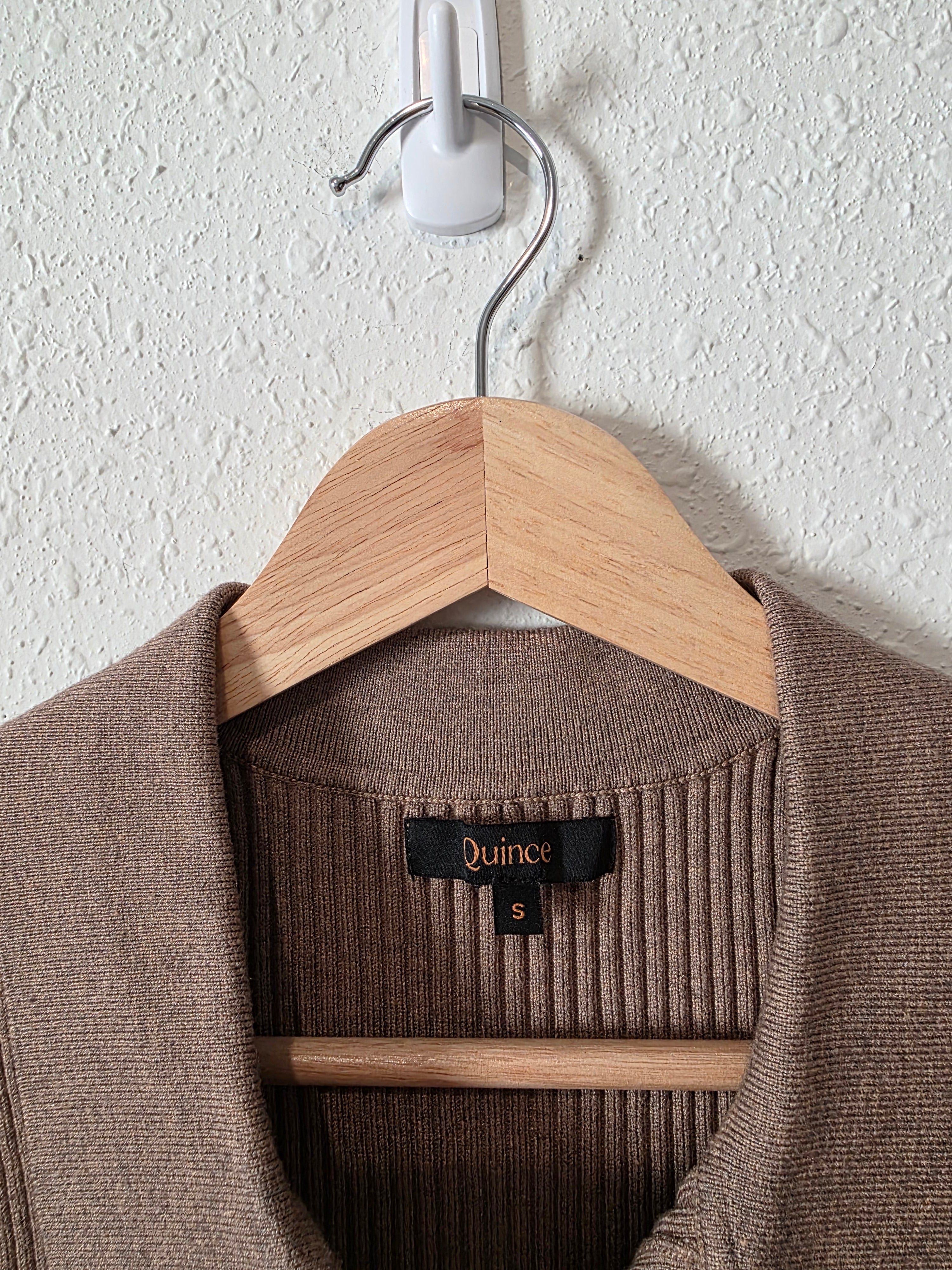 Quince Ribbed Sweater Tank (S)