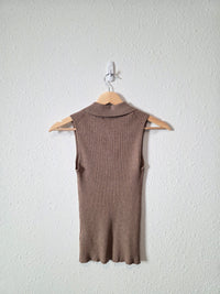 Quince Ribbed Sweater Tank (S)