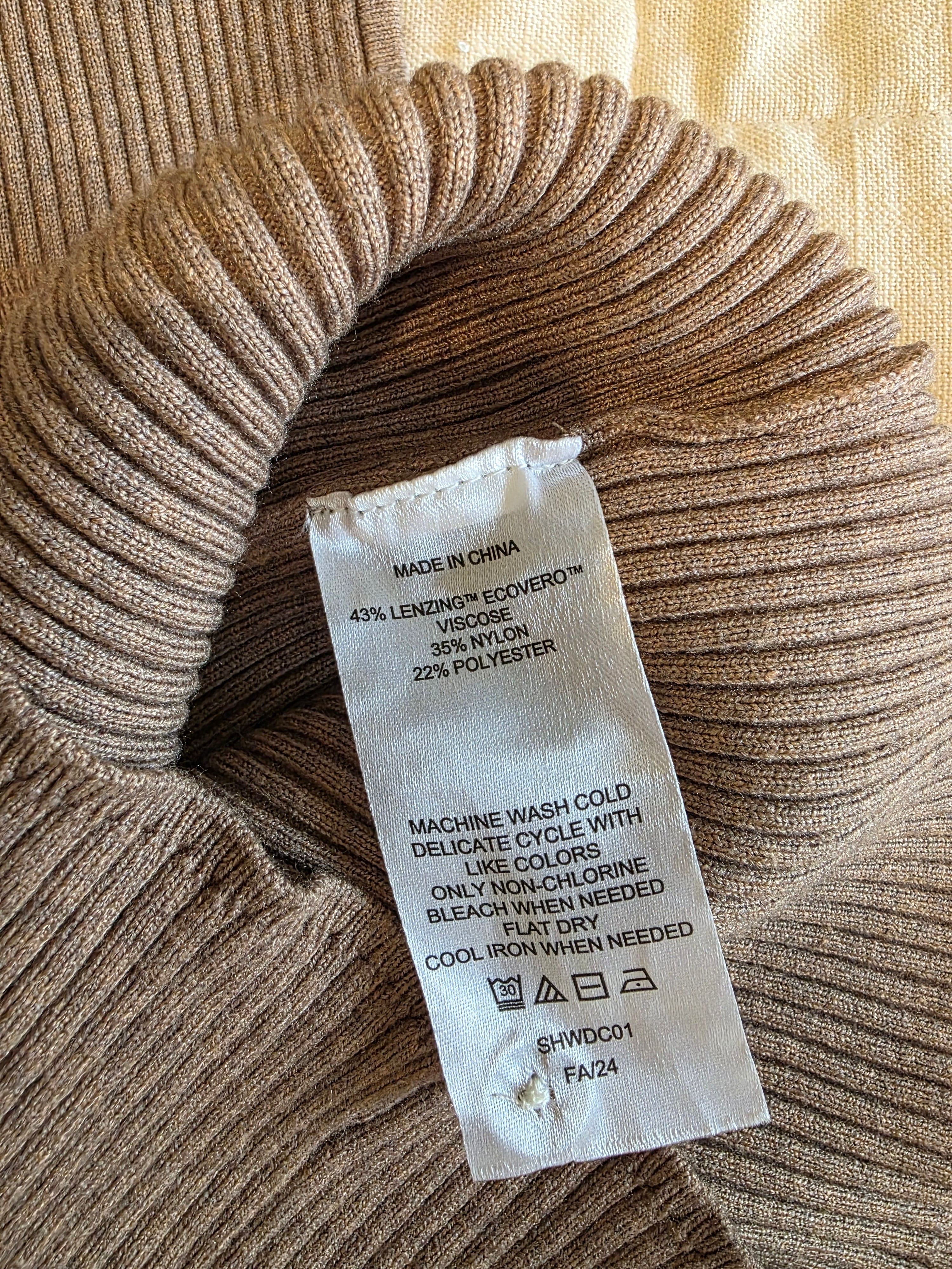Quince Ribbed Sweater Tank (S)
