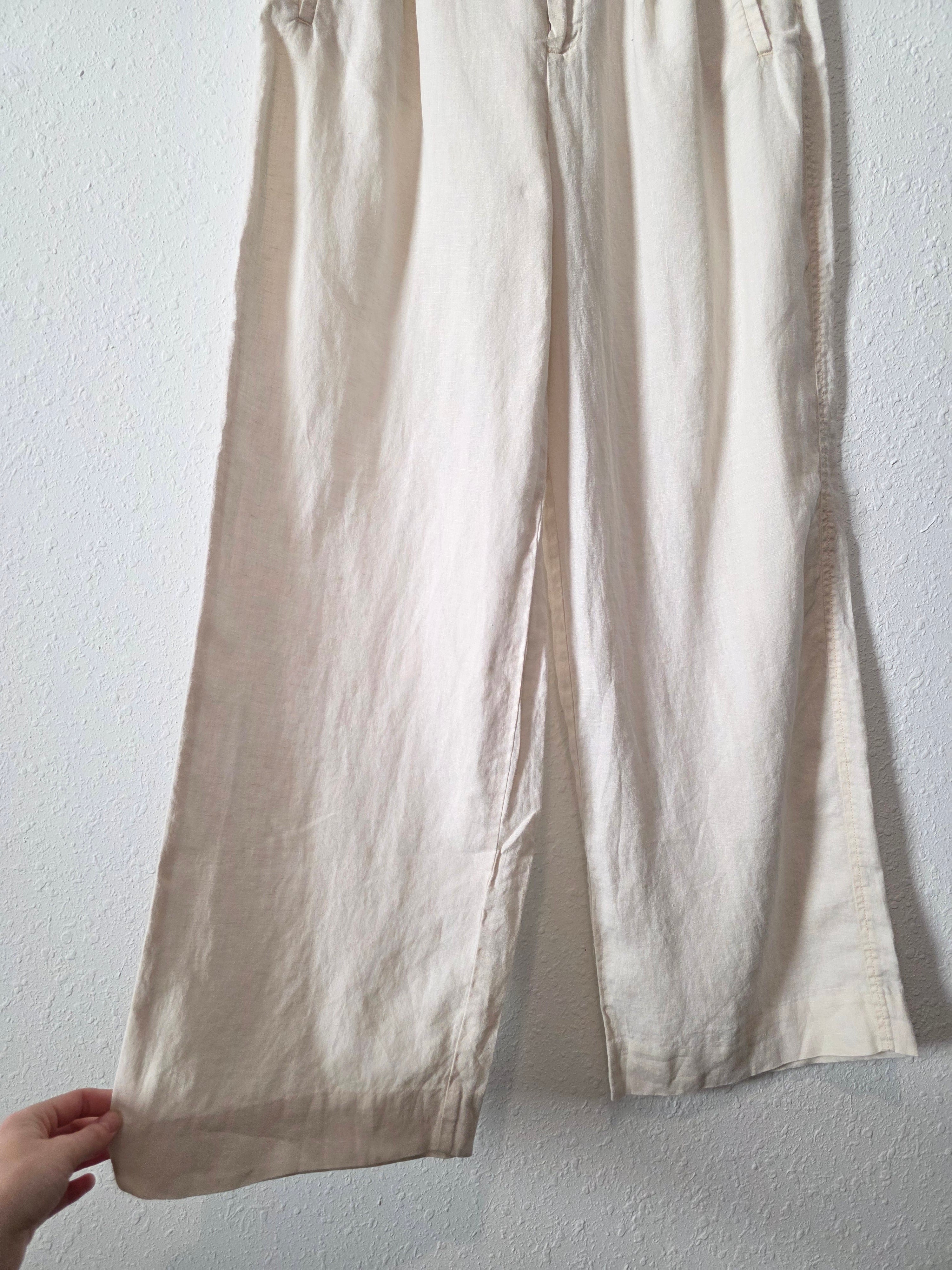 Everlane Linen Wide Leg Pants (6)