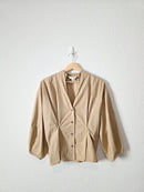 Banana Republic Poplin Cinch Waist Shirt (S)