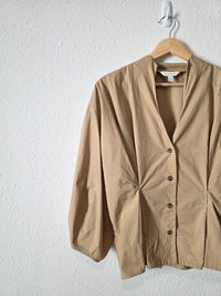 Banana Republic Poplin Cinch Waist Shirt (S)